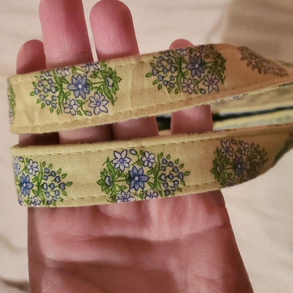 Vera Bradley Yellow & Blue Paisley elephant Bag - Picture 7 of 12